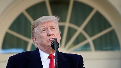 Trump says he will let Justice Department decide handling of Mueller report Trump says he will let Justice Department decide handling of Mueller report