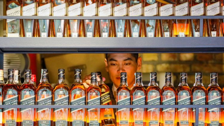 Diageo's half-year  sales rise on India, China demand; announces share buyback