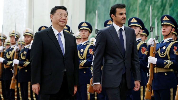 China calls for harmony as it welcomes Qatar emir amid Gulf dispute