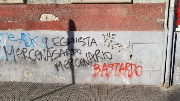 Sardegna: scritte contro candidato Lega Sardegna: scritte contro candidato Lega