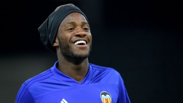 Michy Batshuayi à l'entraînement avec Valence, le 22 octobre 2018 à Berne Michy Batshuayi à l'entraînement avec Valence, le 22 octobre 2018 à Berne