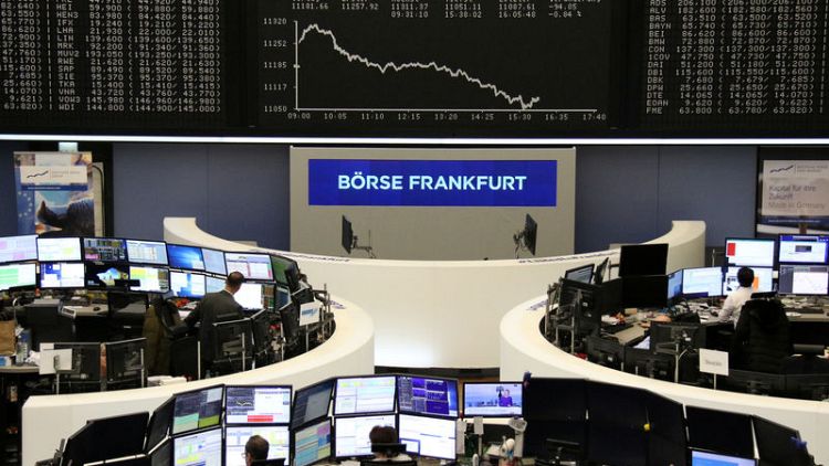 European shares edge up as strong earnings overcome China worries