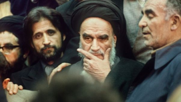 Le retour en Iran de l'ayatollah Khomeiny, vu par l'AFP Le retour en Iran de l'ayatollah Khomeiny, vu par l'AFP