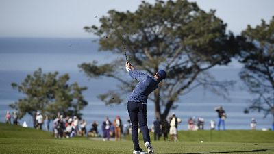 Golf: Arnold Palmer con Rose e McIlroy Golf: Arnold Palmer con Rose e McIlroy