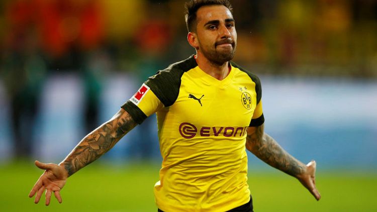 Dortmund sign free-scoring substitute Alcacer permanently from Barcelona