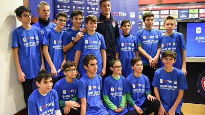 La Junior Tim cup fa tappa a Cagliari La Junior Tim cup fa tappa a Cagliari