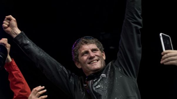 Charles Caudrelier, vainqueur d'une course extrême autour du monde, élu marin de l'année 2018 Charles Caudrelier, vainqueur d'une course extrême autour du monde, élu marin de l'année 2018