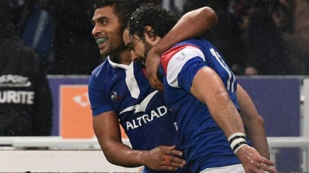 Tournoi: le XV de France en tête à la mi-temps face au pays de Galles 16-0 Tournoi: le XV de France en tête à la mi-temps face au pays de Galles 16-0