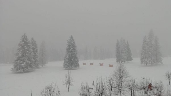 Maltempo, cancellata discesa Garmisch Maltempo, cancellata discesa Garmisch