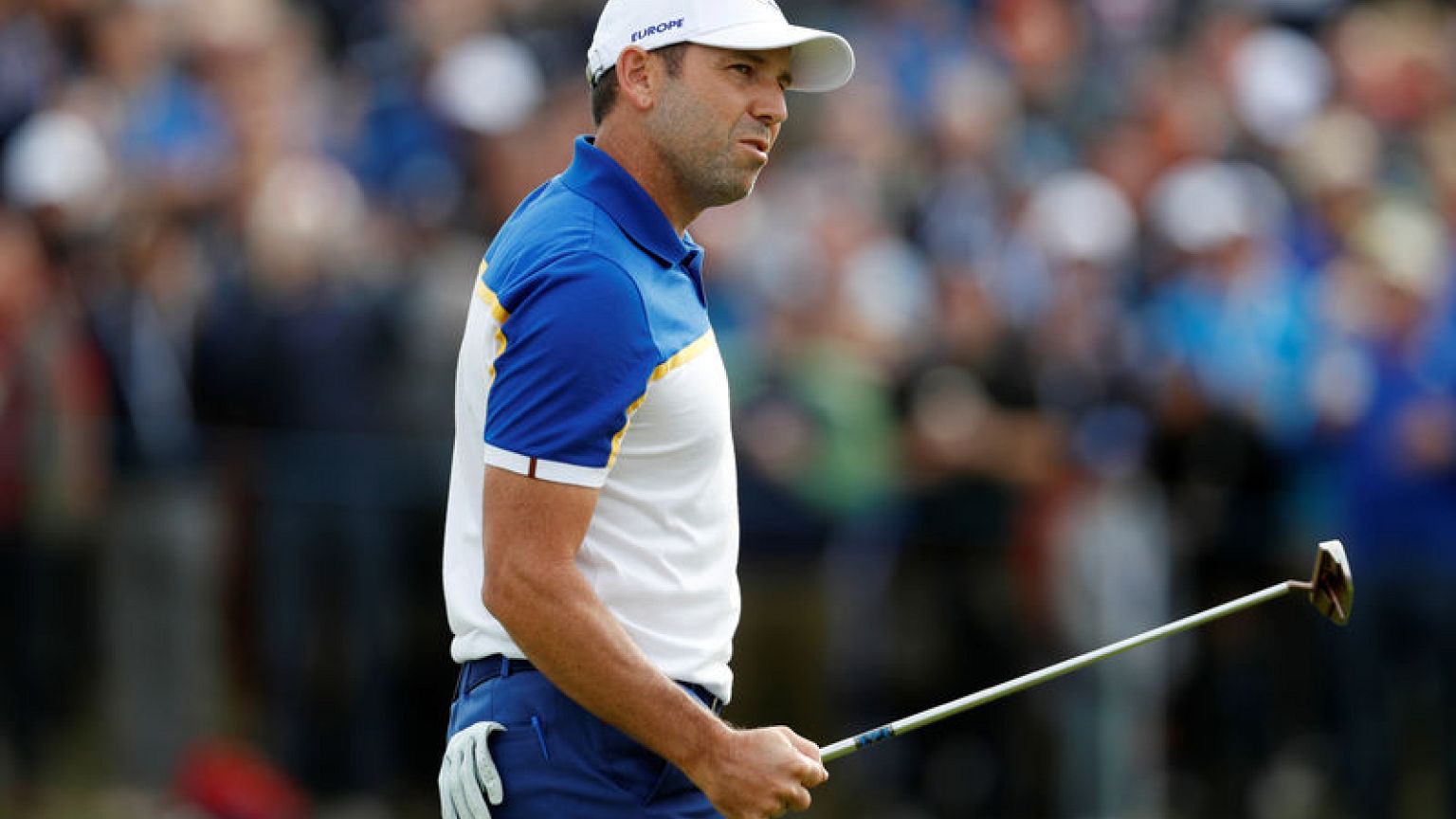 Garcia disqualified from Saudi International for damaging greens