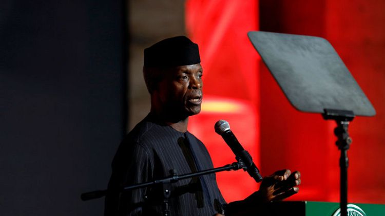 Nigerian vice president safe after helicopter crash lands - spokesman