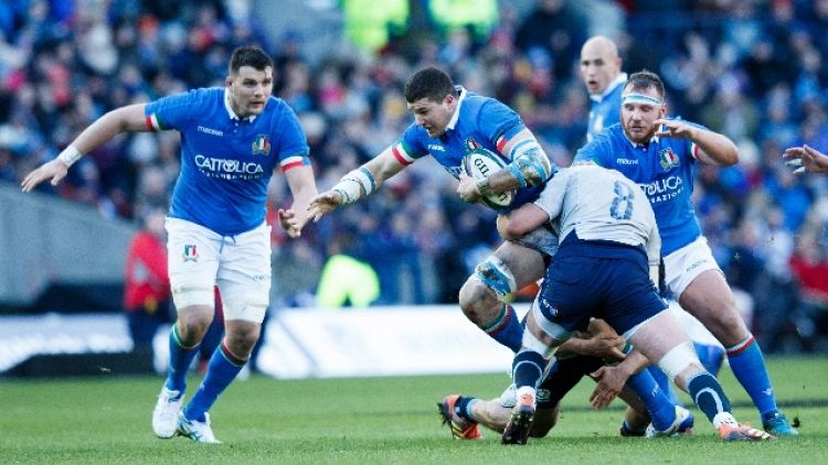 Rugby: 6 Nazioni, Scozia-Italia 33-20