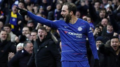 Due gol Higuain, Chelsea alla vittoria Due gol Higuain, Chelsea alla vittoria