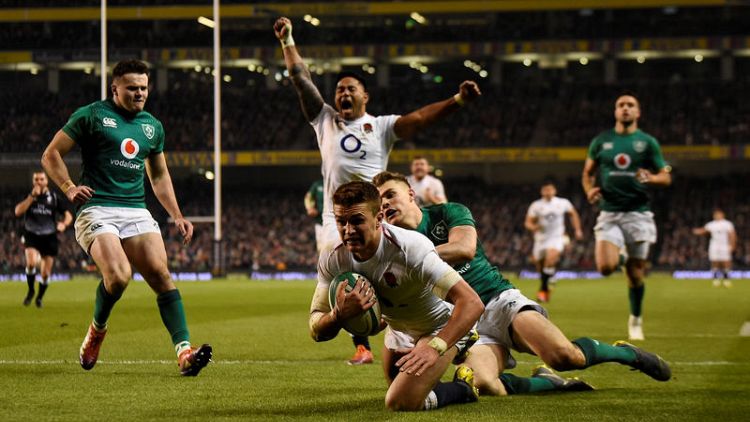 Resurgent England upset Six Nations holders Ireland