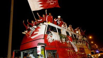 Qatar: les champions d'Asie célébrés pour leur retour à Doha Qatar: les champions d'Asie célébrés pour leur retour à Doha