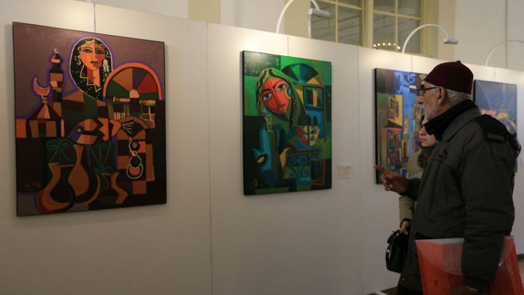 In Mosul exhibition, Iraqi artists process brutal rule of Islamic State