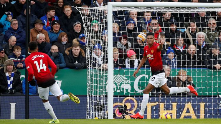 Manchester United beat Leicester on Rashford's day