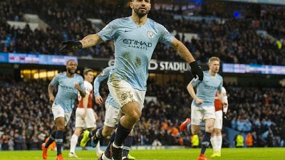 Tris Aguero, City batte l'Arsenal Tris Aguero, City batte l'Arsenal