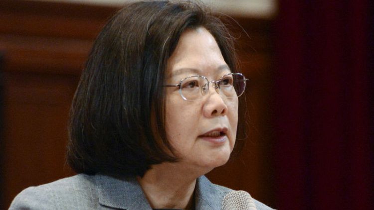 Taiwan takes dig at China's lack of democracy in new year message