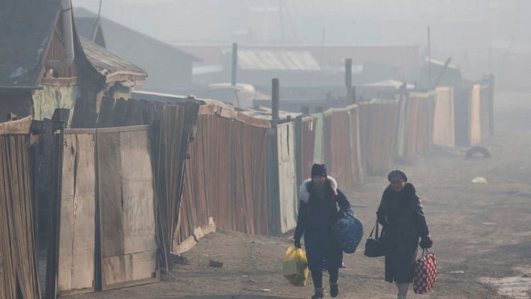 Desperate Mongolians send children into countryside to escape choking winter smog