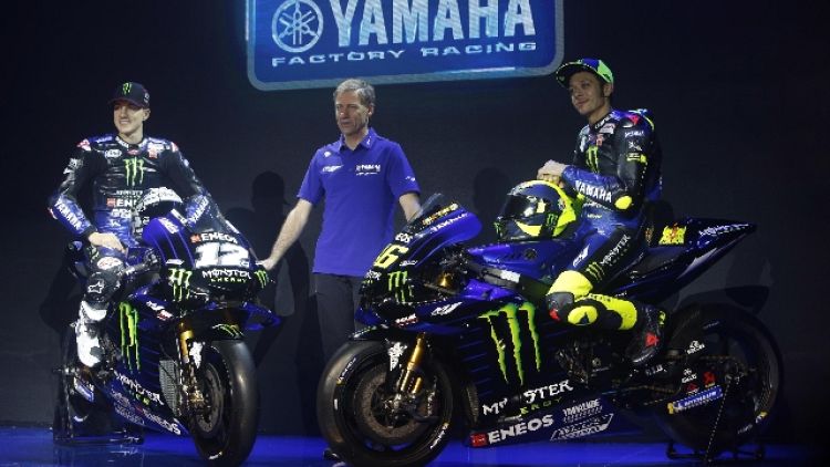 Yamaha nera e blu, Rossi "Mi piace"