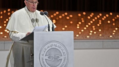 A Abou Dhabi, le pape plaide en faveur de la liberté religieuse A Abou Dhabi, le pape plaide en faveur de la liberté religieuse