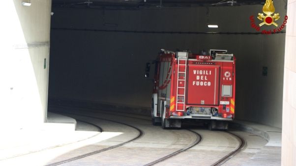 Sopralluogo Vvf tratto sotterraneo tram Sopralluogo Vvf tratto sotterraneo tram