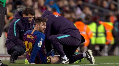 Messi in bilico alla vigilia del Clasico Messi in bilico alla vigilia del Clasico