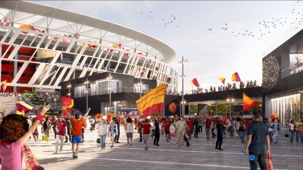 Raggi, lo stadio della Roma si farà Raggi, lo stadio della Roma si farà