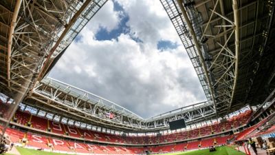 L'intérieur du Spartak Stadium, le 23 mai 2018 L'intérieur du Spartak Stadium, le 23 mai 2018