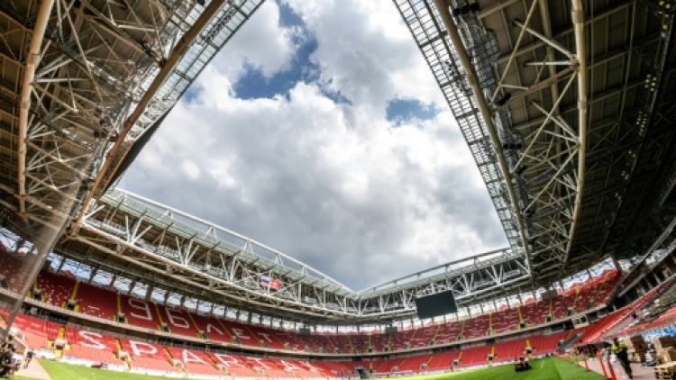 L'intérieur du Spartak Stadium, le 23 mai 2018