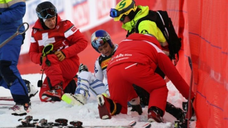 Mondiaux de ski alpin: Lindsey Vonn chute lors du super-G