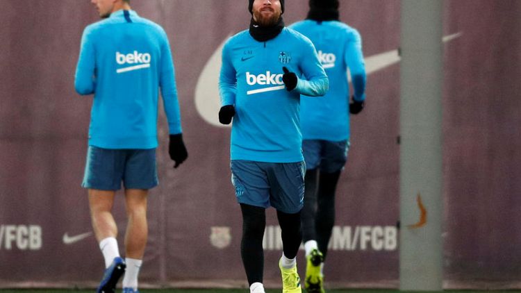 Messi named in Barca squad for 'Clasico' but Valverde warns against taking risks