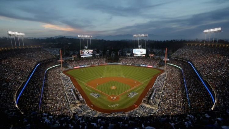 Le Dodger Stadium à Los Angeles, le 28 octobre 2018