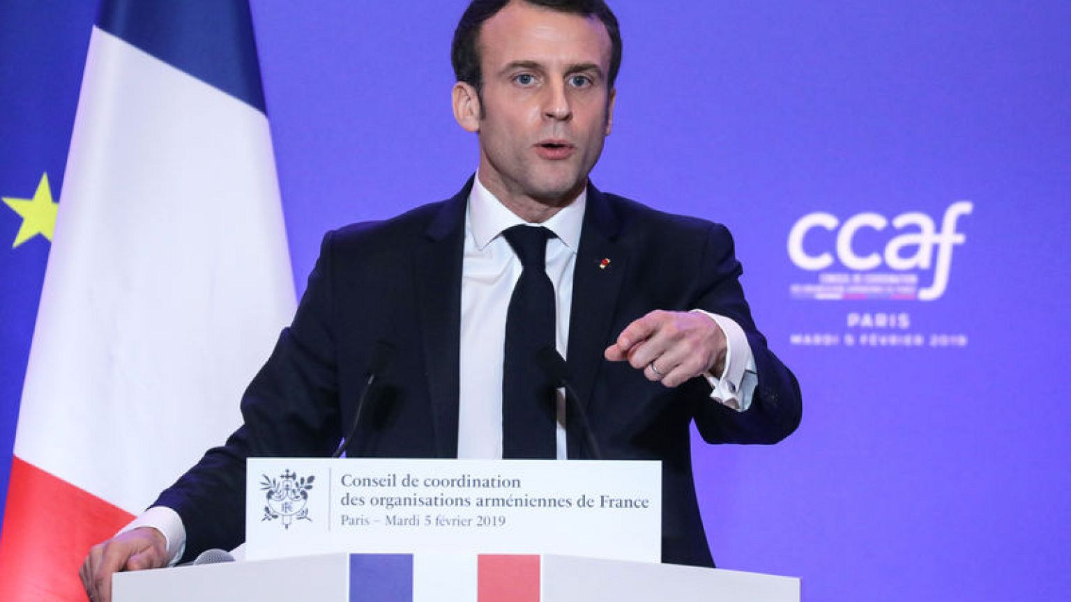 Macron declares April 24 commemoration day of Armenian genocide in France