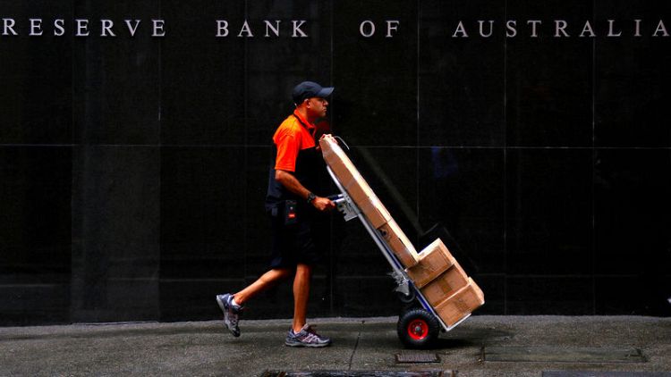 Australia central bank chief puts rate cut back on table, Australian dollar stumbles