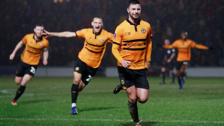 Newport keeper skips FA Cup celebrations after wife goes into labour