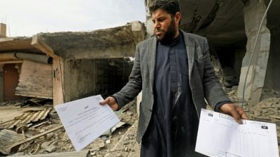 Dans la localité syrienne de Hajine, les vestiges du "califat" Dans la localité syrienne de Hajine, les vestiges du "califat"