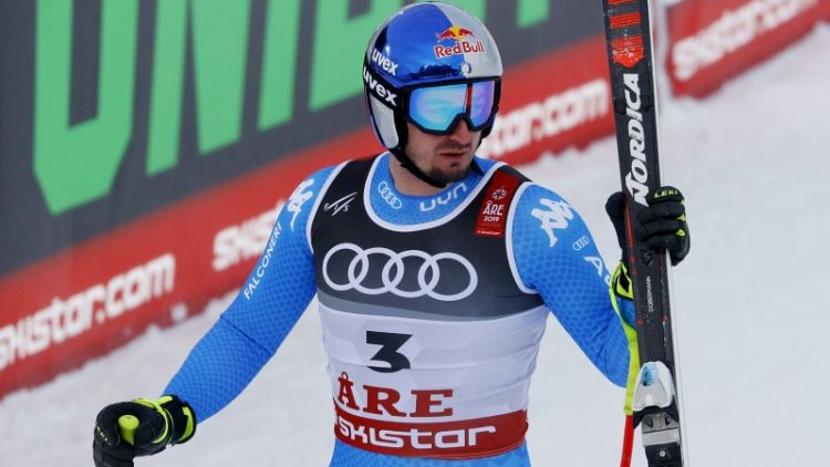 Alpine skiing - Paris takes men's Super-G gold at world championships