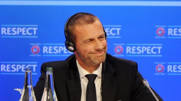 Uefa, Ceferin 'non ci sarà Superlega' Uefa, Ceferin 'non ci sarà Superlega'
