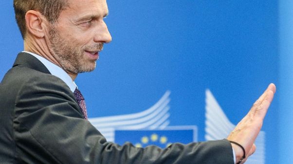 Uefa, Ceferin a Infantino 'rispettateci' Uefa, Ceferin a Infantino 'rispettateci'
