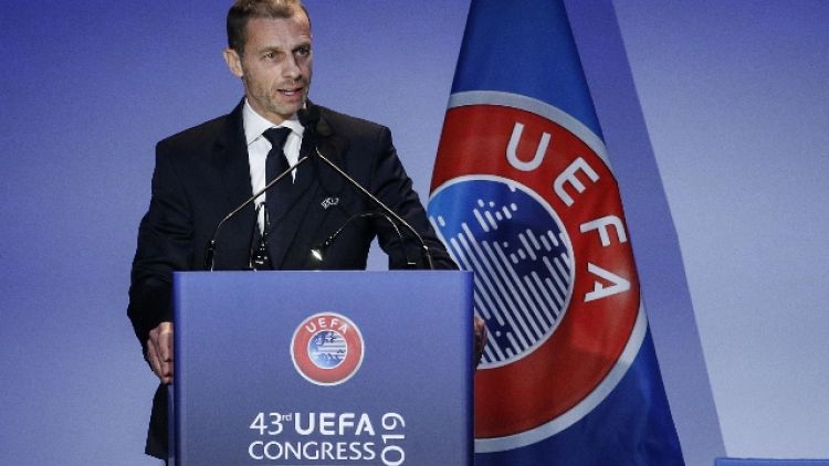 Uefa: Ceferin rieletto presidente