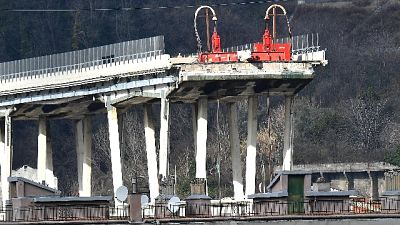 Ponte Genova: domani Conte al taglio Ponte Genova: domani Conte al taglio