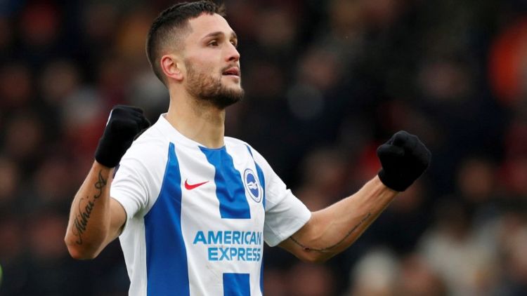 Brighton's Andone charged with violent conduct