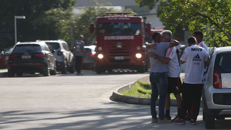 Fire at Flamengo training centre in Rio kills 10 - firefighters