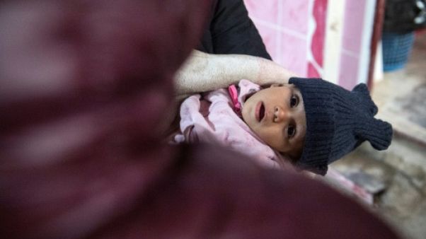 La malnutrition, nouvelle épreuve des bébés ayant fui l'EI dans l'est syrien La malnutrition, nouvelle épreuve des bébés ayant fui l'EI dans l'est syrien