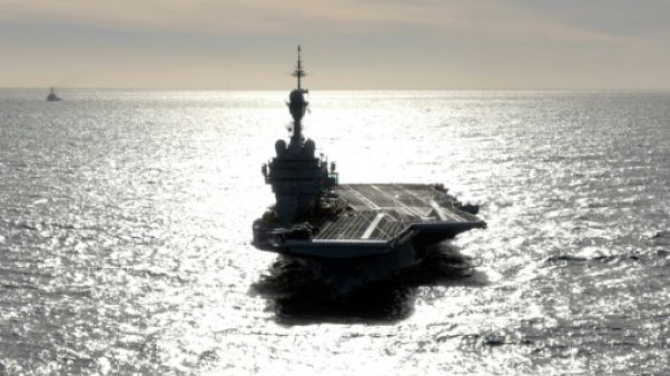 Le Charles de Gaulle en Méditerranée, le 8 février 2019 Le Charles de Gaulle en Méditerranée, le 8 février 2019
