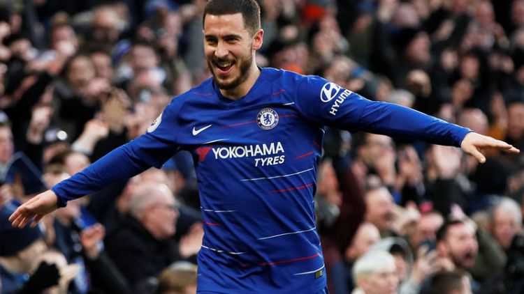 Soccer-Chelsea's Hazard relishing partnership with Higuain