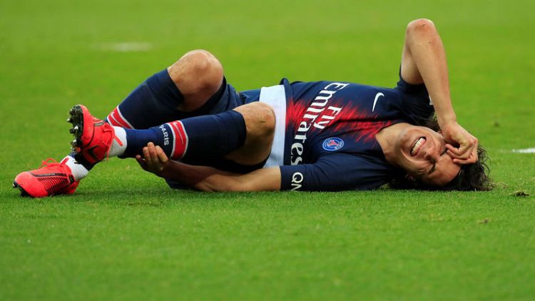Cavani injured as PSG beat Bordeaux in Ligue 1