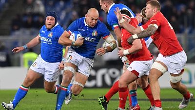 Rugby: 6 Nazioni, Italia-Galles 15-26 Rugby: 6 Nazioni, Italia-Galles 15-26